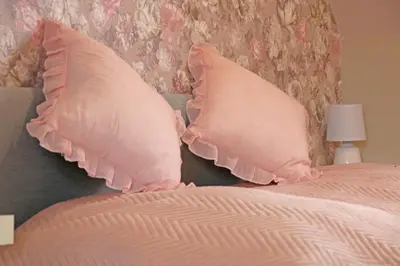 Ein Bett oder Betten in einem Zimmer der Unterkunft Dein Ferienhaus in Wernigerode
