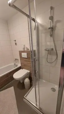 Ein Badezimmer in der Unterkunft An der Stadtmauer