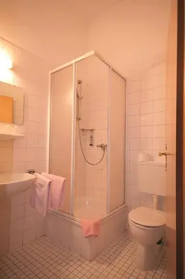 Ein Badezimmer in der Unterkunft Pension Barbara