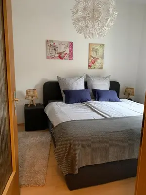 Ein Bett oder Betten in einem Zimmer der Unterkunft Albertine
