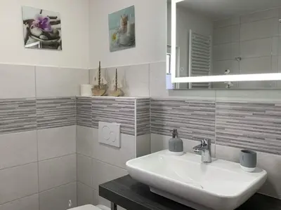 Ein Badezimmer in der Unterkunft Ferienhaus SweetDreams