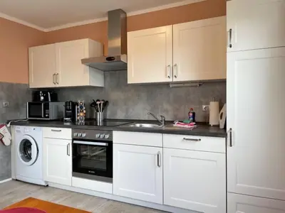 Küche/Küchenzeile in der Unterkunft Ferienhaus SweetHome