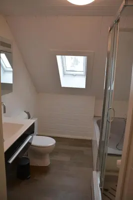 Ein Badezimmer in der Unterkunft Ferienhaus sonniges Altenau Harz