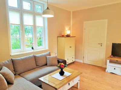 TV/Unterhaltungsangebot in der Unterkunft Ferienwohnung Himmelpforte 2