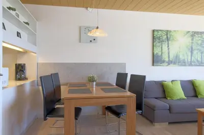 Ein Sitzbereich in der Unterkunft Apartment 225