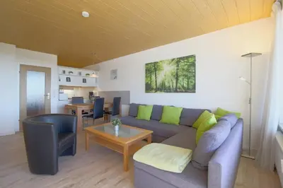 Ein Sitzbereich in der Unterkunft Apartment 225