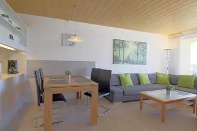 Ein Sitzbereich in der Unterkunft Apartment 225