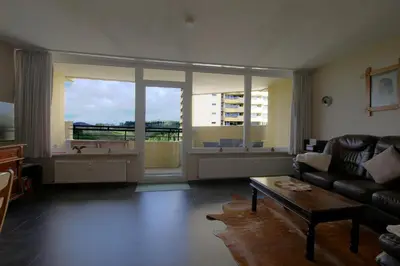 Ein Sitzbereich in der Unterkunft Apartment 260 Cowboy & Indianer