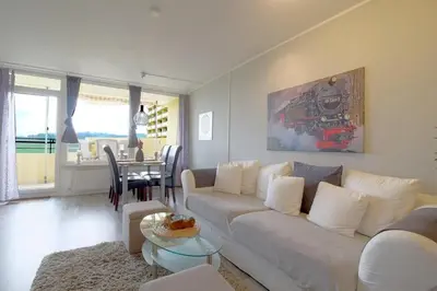 Ein Sitzbereich in der Unterkunft Apartment 272