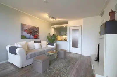 Ein Sitzbereich in der Unterkunft Apartment 272