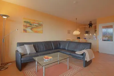 Ein Sitzbereich in der Unterkunft Apartment 452
