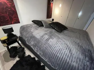 Ein Bett oder Betten in einem Zimmer der Unterkunft Apartment 527