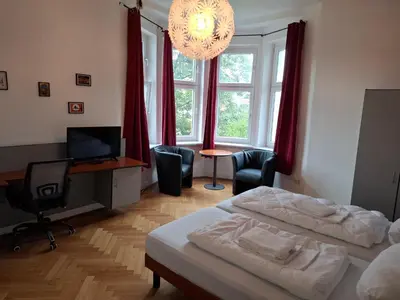 Ein Bett oder Betten in einem Zimmer der Unterkunft Hostel Goslar