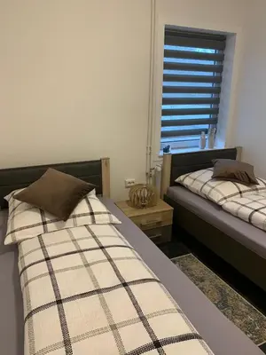 Ein Bett oder Betten in einem Zimmer der Unterkunft Mariposa 4 incl Pool & Sauna