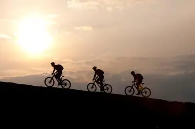 Radfahren an der Unterkunft Solehotel Winterberg oder in der Nähe