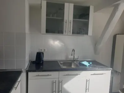 Küche/Küchenzeile in der Unterkunft Manu's Appartements