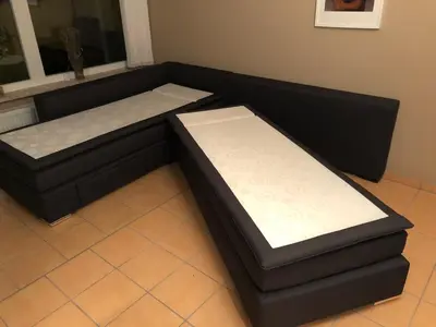 Ein Bett oder Betten in einem Zimmer der Unterkunft Apartment 350 mit Brockenblick