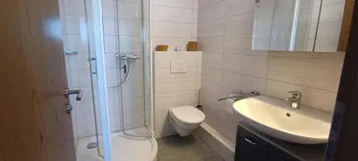 Ein Badezimmer in der Unterkunft Apartment 350 mit Brockenblick