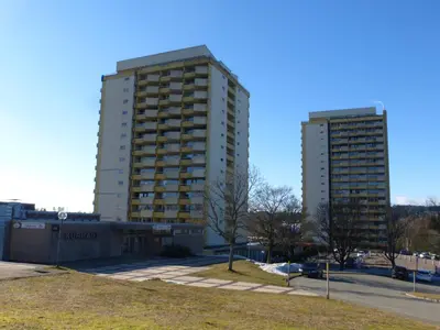 Das Gebäude in dem sich die Ferienwohnung befindet