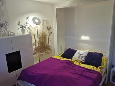 Ein Bett oder Betten in einem Zimmer der Unterkunft Fewo-Harz-Uraub