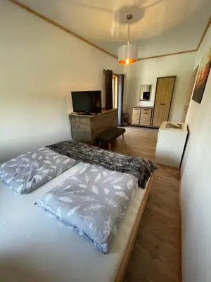 TV/Unterhaltungsangebot in der Unterkunft Ferienwohnung by Hell & Dunkel