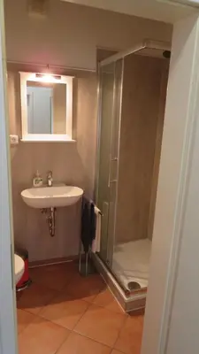 Ein Badezimmer in der Unterkunft Ferienwohnung Luise
