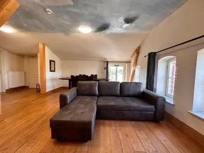 Ein Sitzbereich in der Unterkunft Altstadthotel Ilsenburg