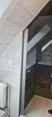 Ein Badezimmer in der Unterkunft Ferienwohnung Nr 12 inkl Bettwäsche Handtücher Endreinigung