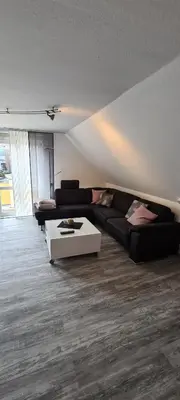 Ein Sitzbereich in der Unterkunft Ferienwohnung Nr 12 inkl Bettwäsche Handtücher Endreinigung