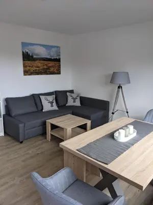Ein Sitzbereich in der Unterkunft Fernblick Braunlage