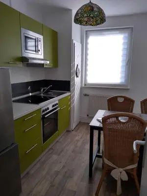 Küche/Küchenzeile in der Unterkunft Haus Christoffel Wieda