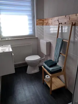 Ein Badezimmer in der Unterkunft Haus Christoffel Wieda
