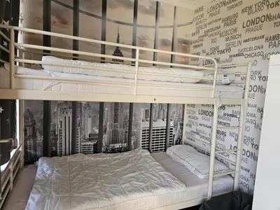 Ein Bett oder Betten in einem Zimmer der Unterkunft Apartment 475