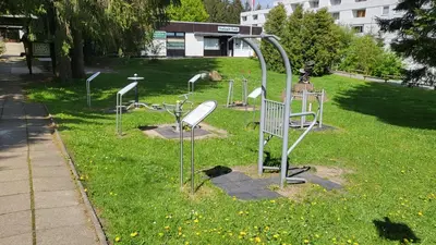 Ein Garten an der Unterkunft Ferienwohnung Feenwelt Hahnenklee Familienfreundlich