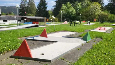 Ein Garten an der Unterkunft Ferienwohnung Feenwelt Hahnenklee Familienfreundlich