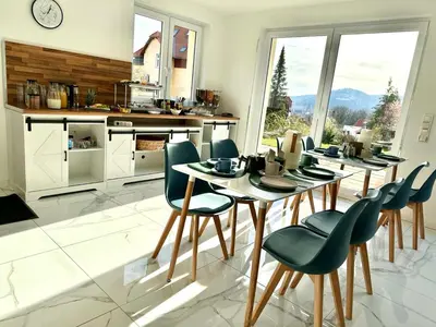 Küche/Küchenzeile in der Unterkunft Designloft SH 19 - Upgrade House
