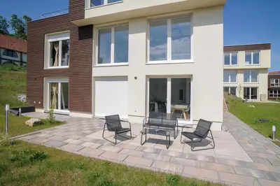 Das Gebäude in dem sich die Ferienwohnung befindet