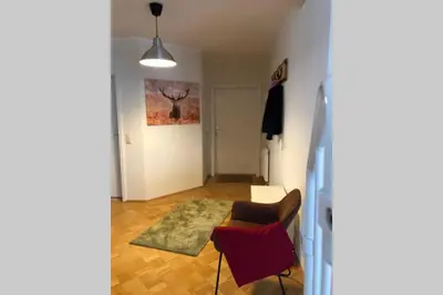 Ein Sitzbereich in der Unterkunft Ferienwohnung Harzglueck auf 2 Etagen mit grossem SW-Balkon