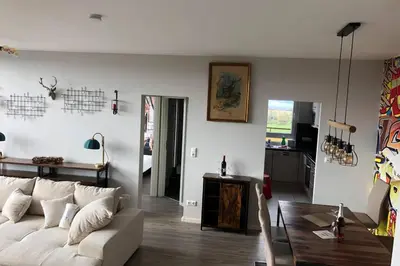 Küche/Küchenzeile in der Unterkunft Penthouse mit Brockenblick App 370