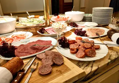 Essen im Hotel oder in der Nähe