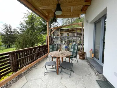 Ein Balkon oder eine Terrasse in der Unterkunft Haus Gisela