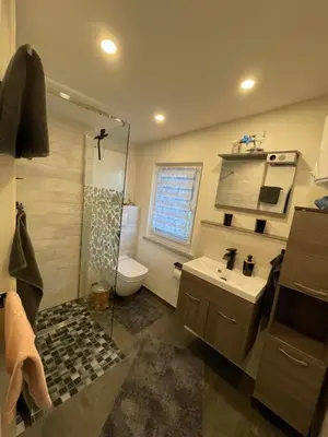 Ein Bett oder Betten in einem Zimmer der Unterkunft Haus Gisela