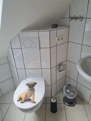Ein Badezimmer in der Unterkunft Ferienwohnung Holti