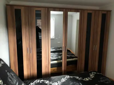 Ein Bett oder Betten in einem Zimmer der Unterkunft Ferienwohnung Black Beauty