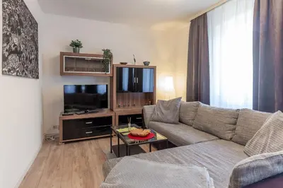 TV/Unterhaltungsangebot in der Unterkunft Ferienwohnung zum rost'gen Potte III