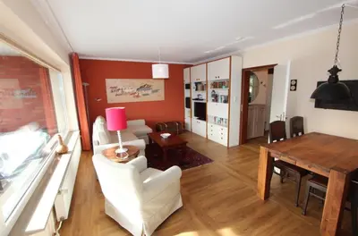 Ein Sitzbereich in der Unterkunft Ferienwohnung Friedrich