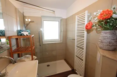 Ein Badezimmer in der Unterkunft Ferienwohnung Friedrich