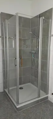 Ein Badezimmer in der Unterkunft Ferienwohnung ,,Zum Kaiser''