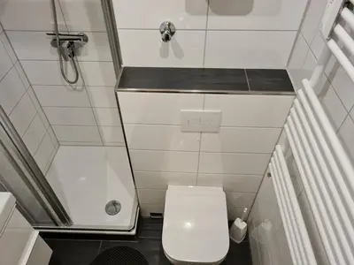 Ein Badezimmer in der Unterkunft Bergstation Altenau