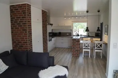 Küche/Küchenzeile in der Unterkunft Ferienwohnung Lechsner